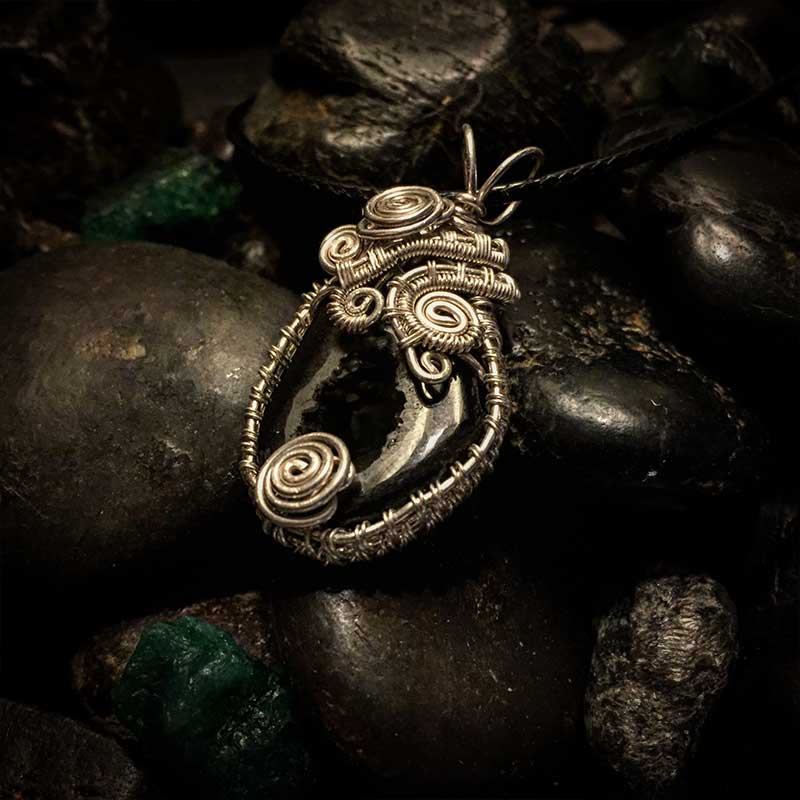 silver wire wrapped jewelry